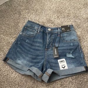 Express Shortie High Rise shorts NWT
